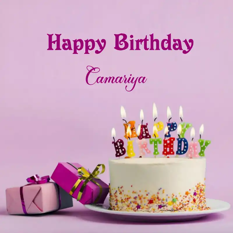 Happy Birthday Camariya Cake Gifts Card
