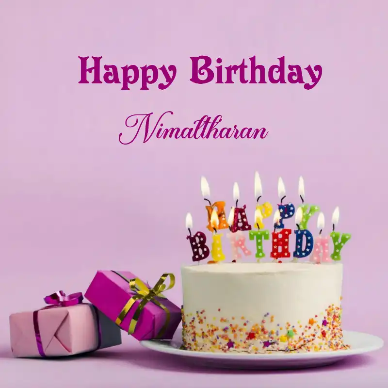 Happy Birthday Nimaltharan Cake Gifts Card