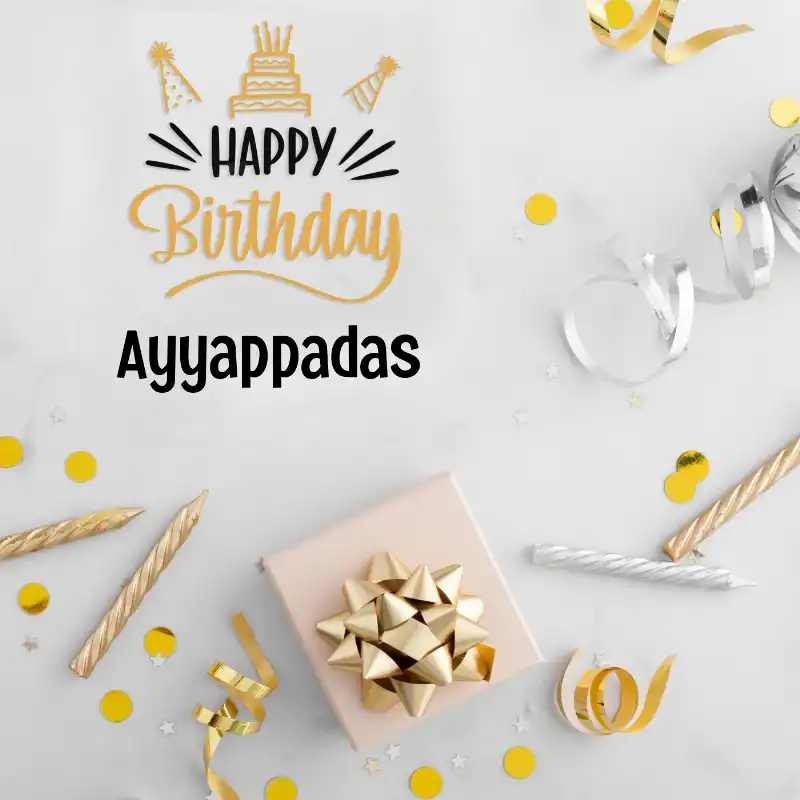 Happy Birthday Ayyappadas Golden Assortment Card