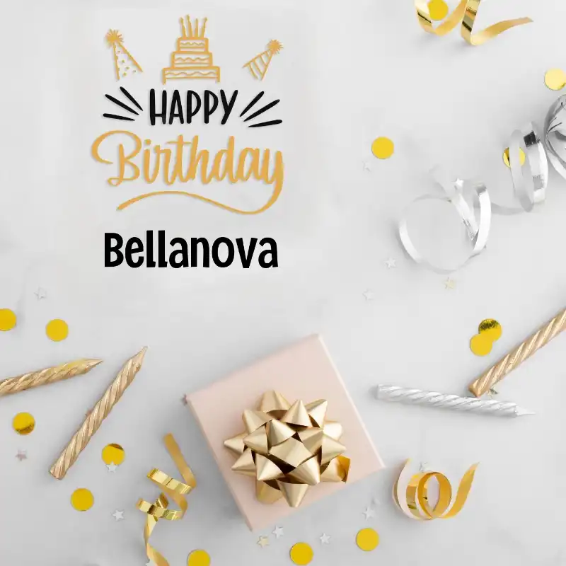 Happy Birthday Bellanova Golden Assortment Card