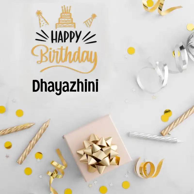 Happy Birthday Dhayazhini Golden Assortment Card