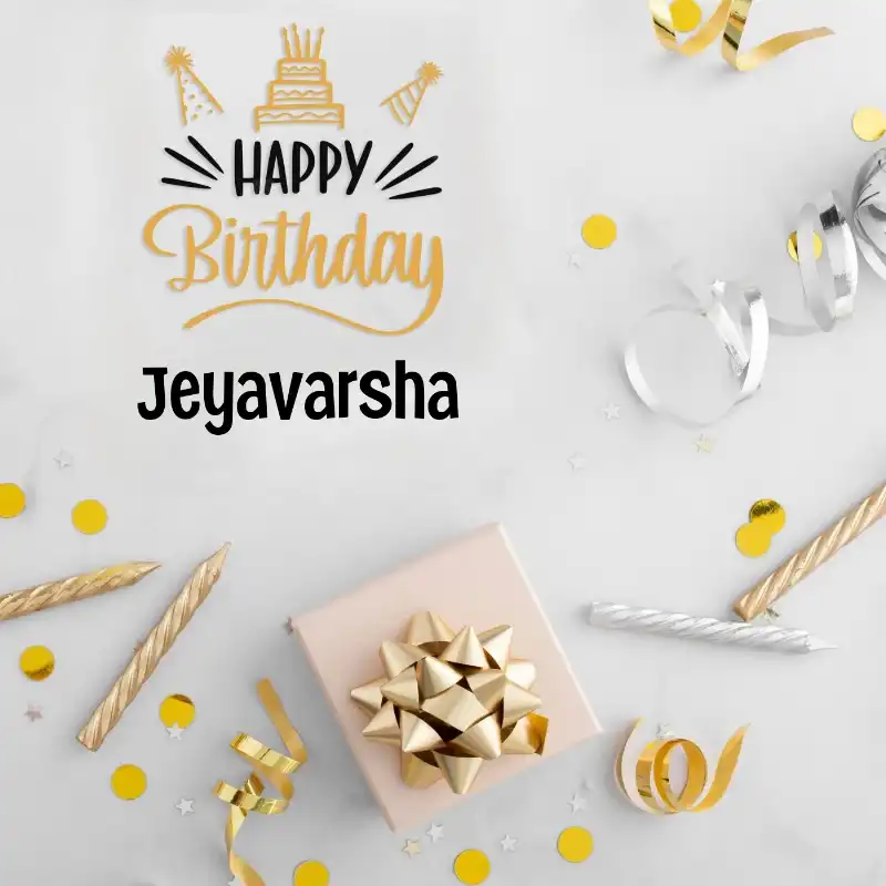 Happy Birthday Jeyavarsha Golden Assortment Card