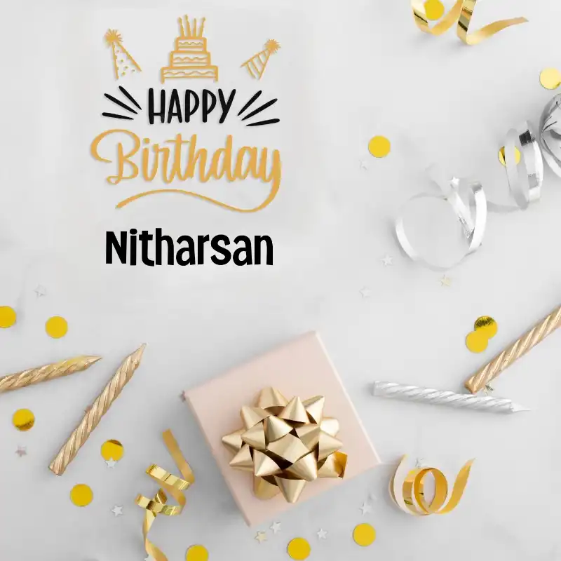 Happy Birthday Nitharsan Golden Assortment Card