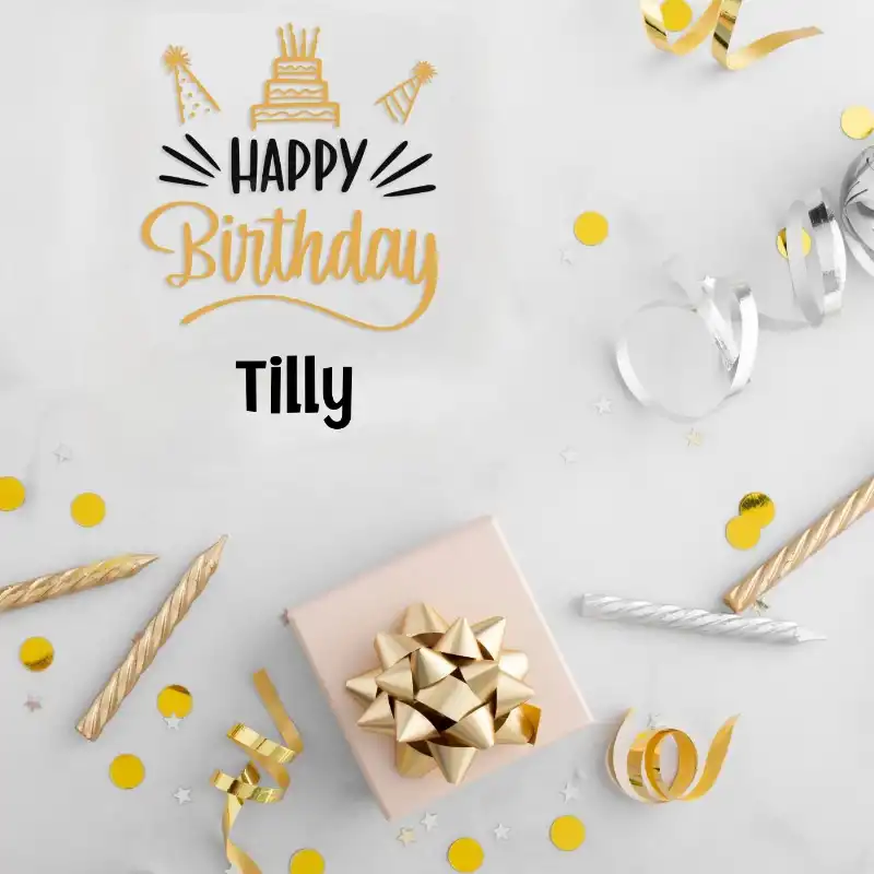 Happy Birthday Tilly Golden Assortment Card