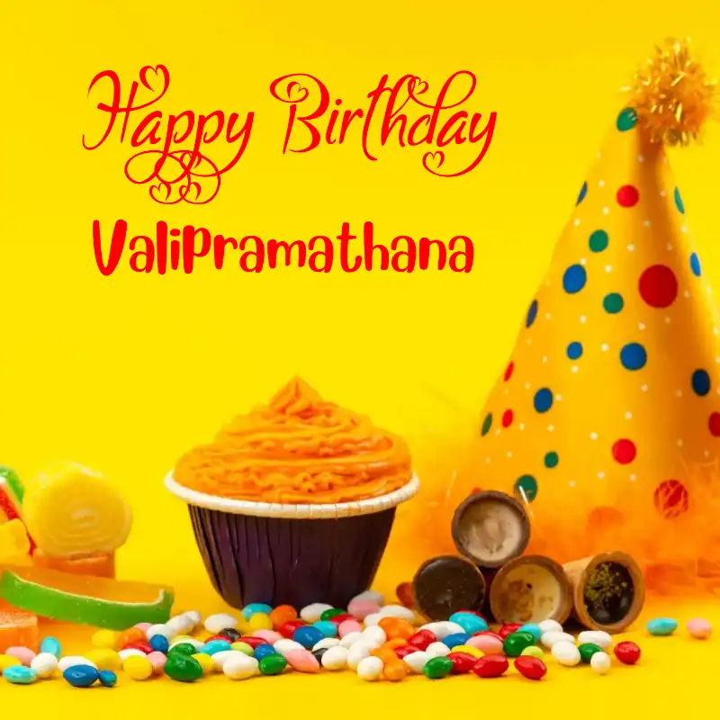 Happy Birthday Valipramathana Colourful Celebration Card