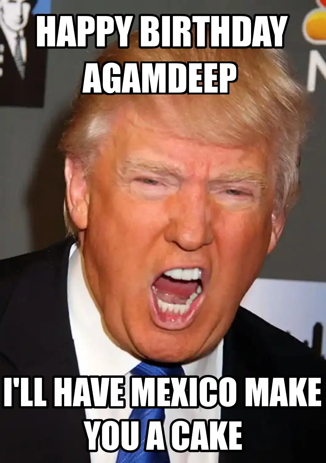 Happy Birthday Agamdeep Mexico Make You A Cake Meme