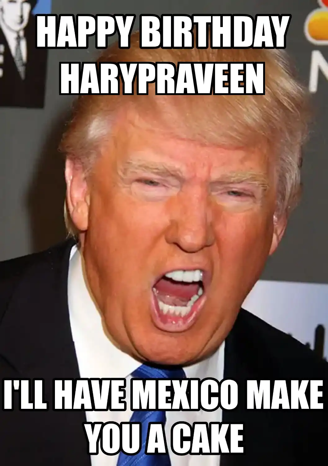 Happy Birthday Harypraveen Mexico Make You A Cake Meme