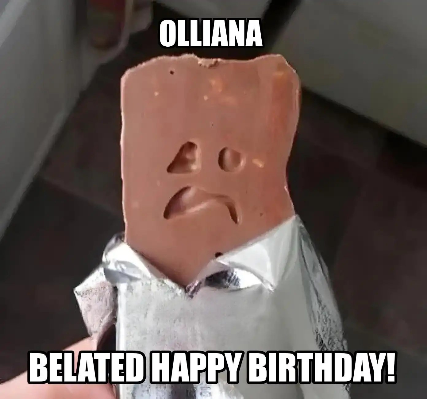 Happy Birthday Olliana Belated Happy Birthday Meme