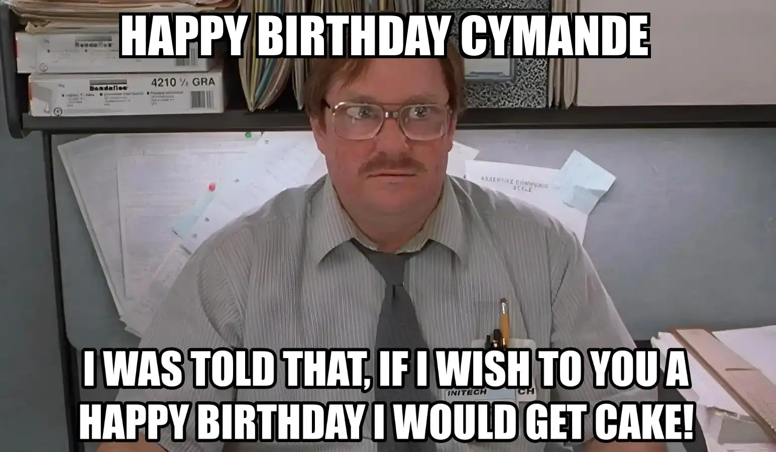 Happy Birthday Cymande I Would Get A Cake Meme