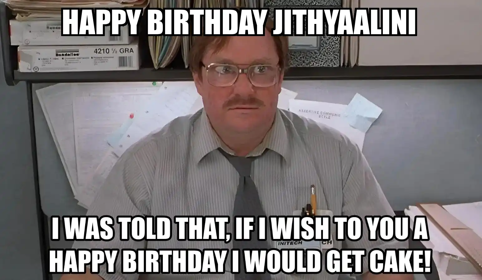 Happy Birthday Jithyaalini I Would Get A Cake Meme