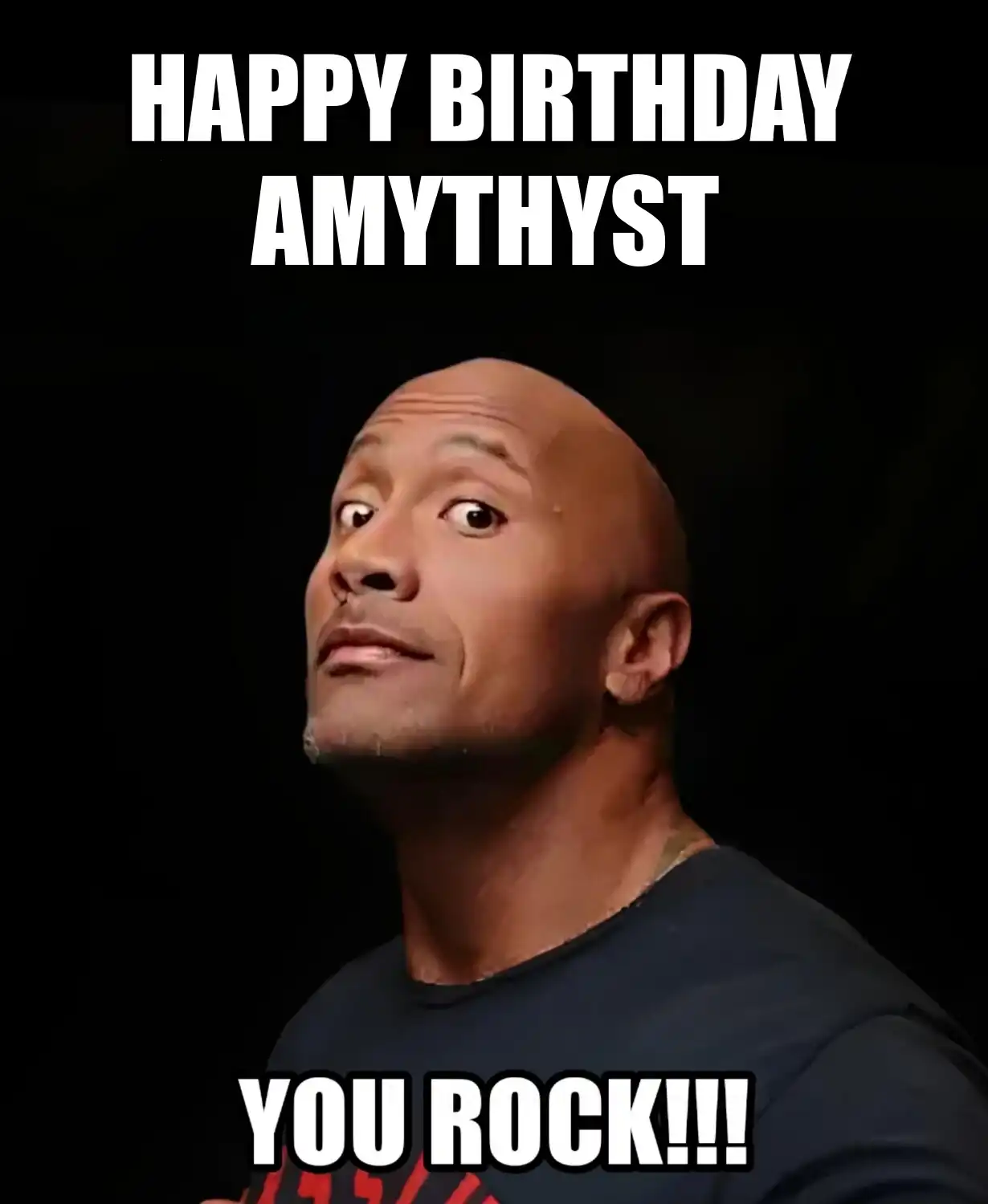 Happy Birthday Amythyst You Rock Meme