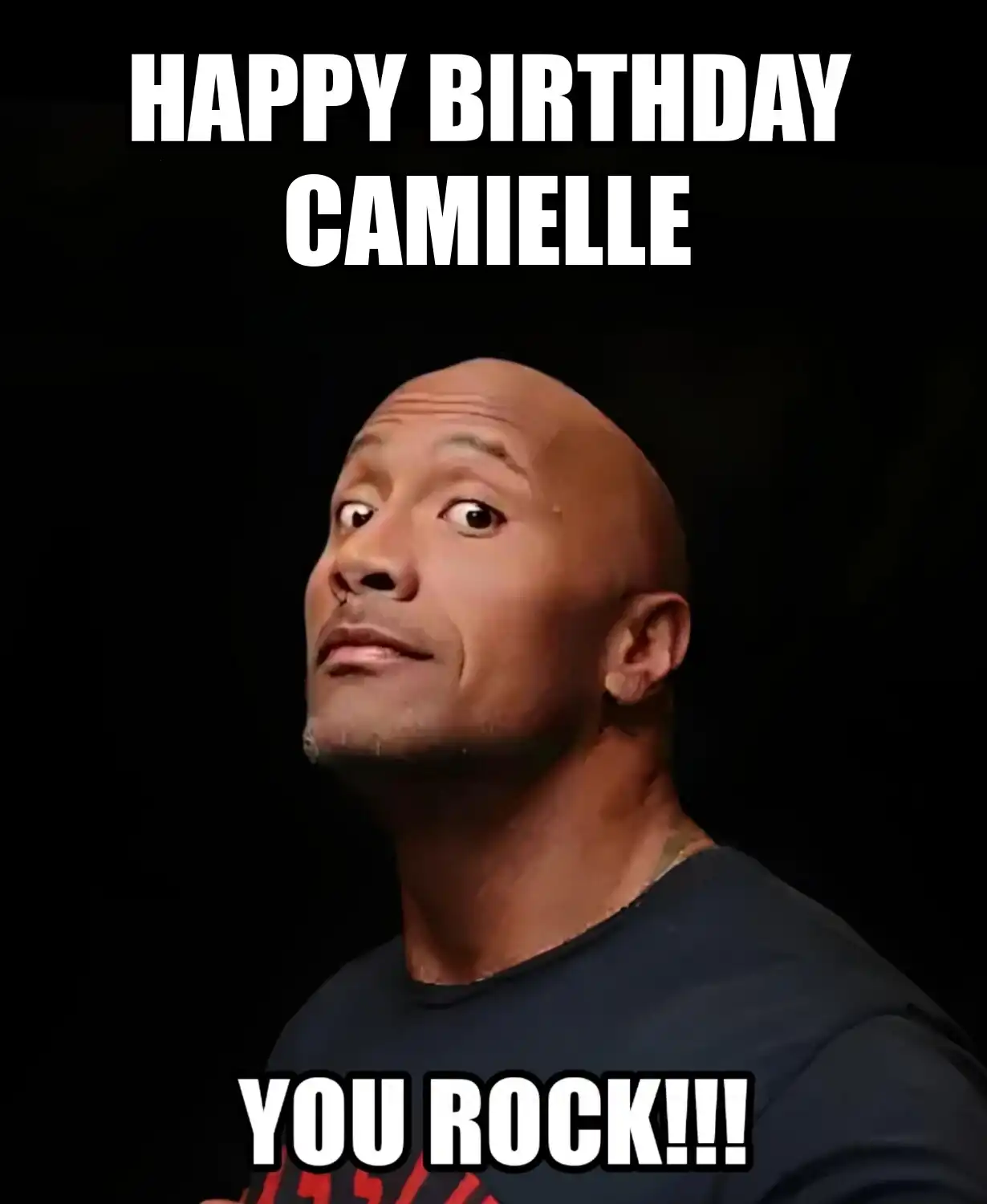 Happy Birthday Camielle You Rock Meme