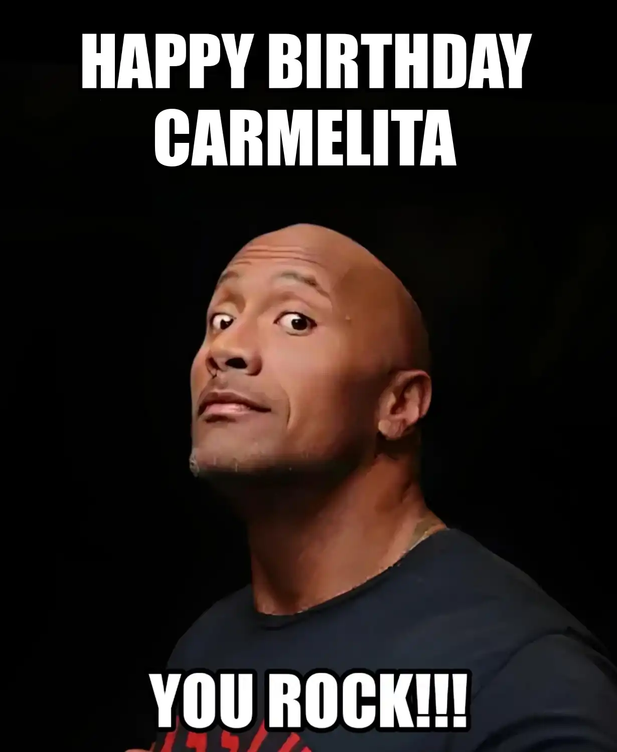 Happy Birthday Carmelita You Rock Meme