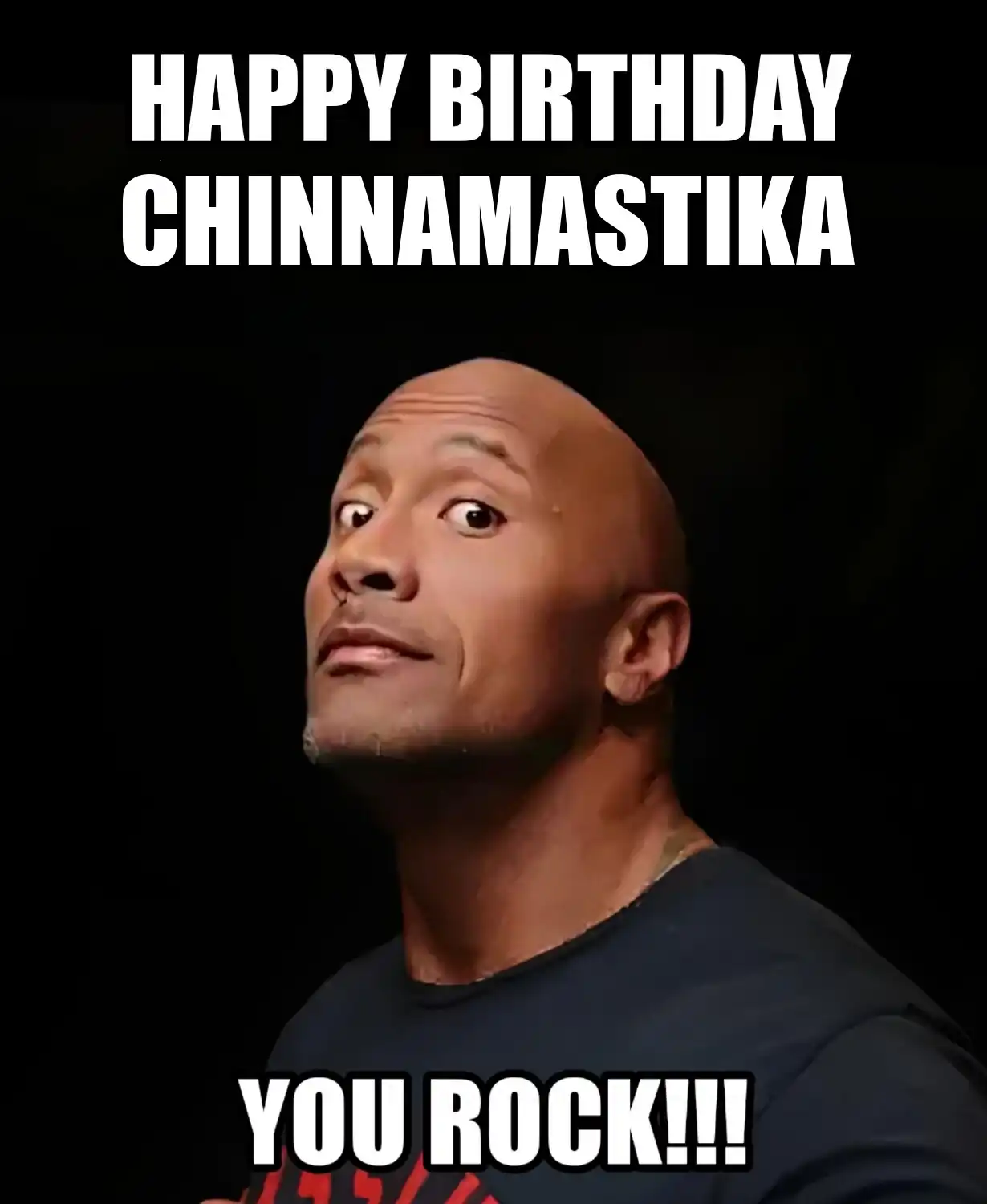 Happy Birthday Chinnamastika You Rock Meme