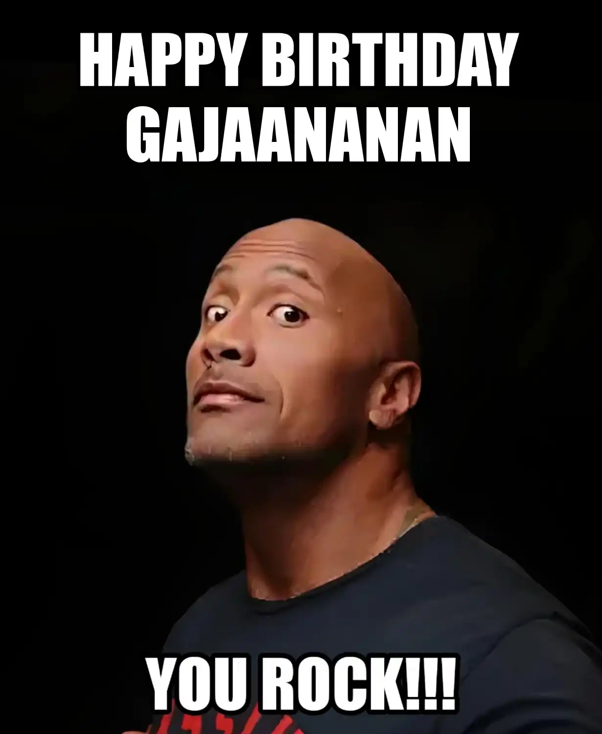 Happy Birthday Gajaananan You Rock Meme