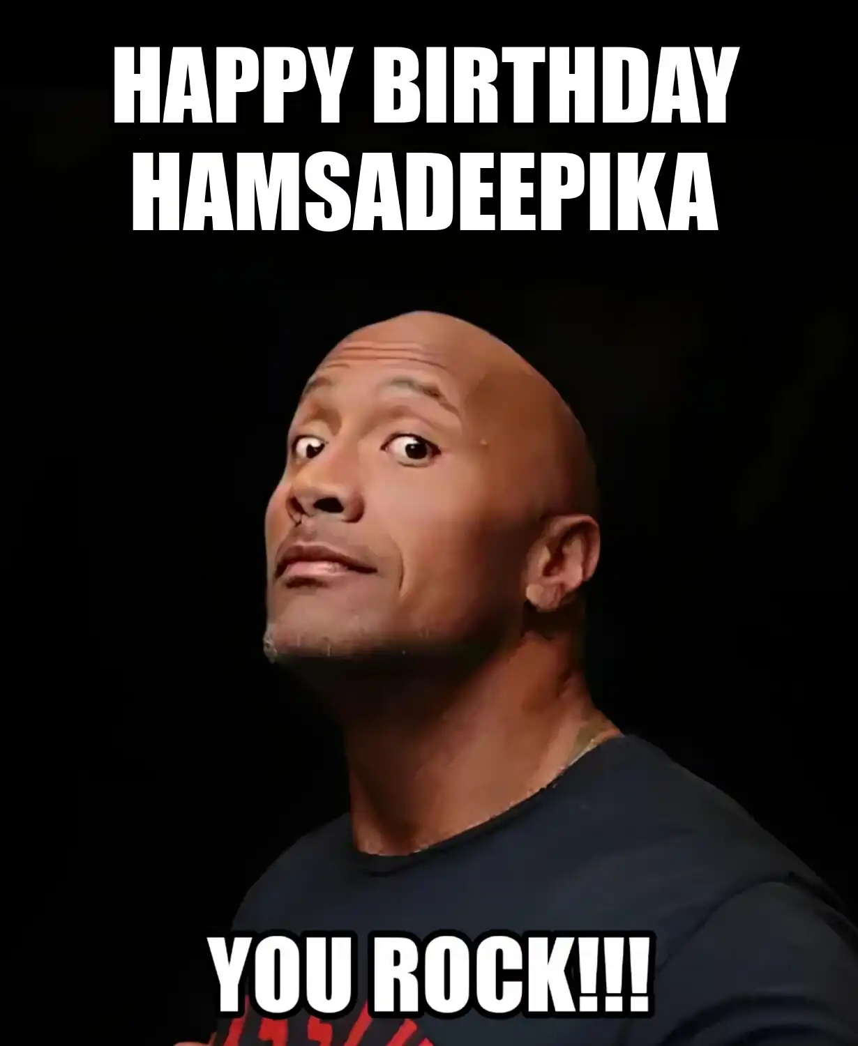 Happy Birthday Hamsadeepika You Rock Meme