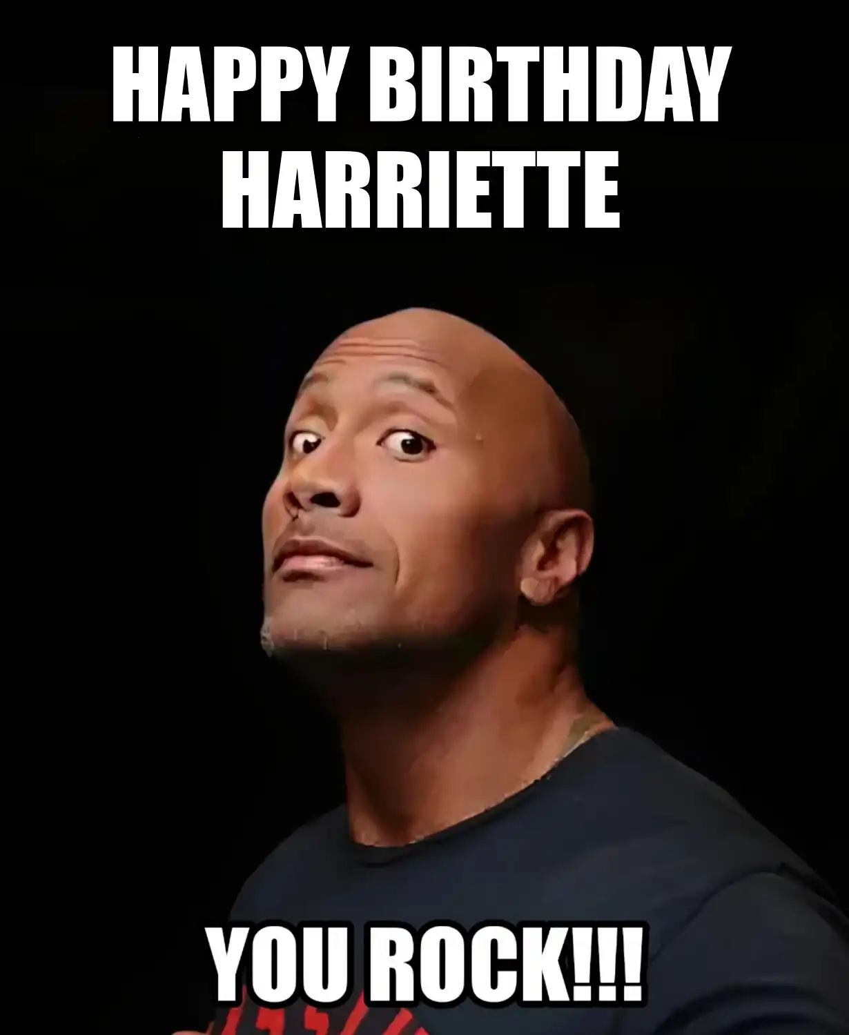 Happy Birthday Harriette You Rock Meme