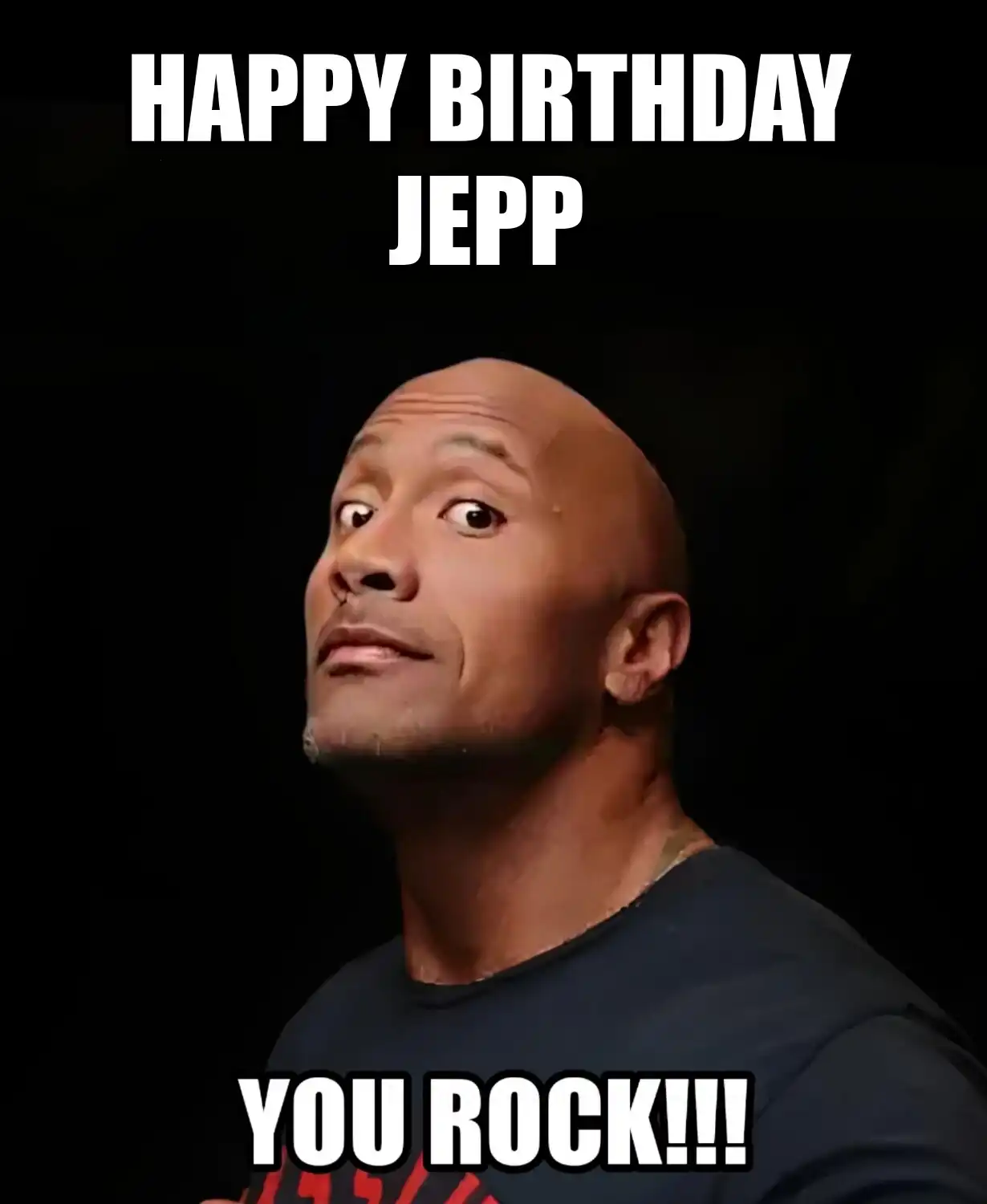 Happy Birthday Jepp You Rock Meme