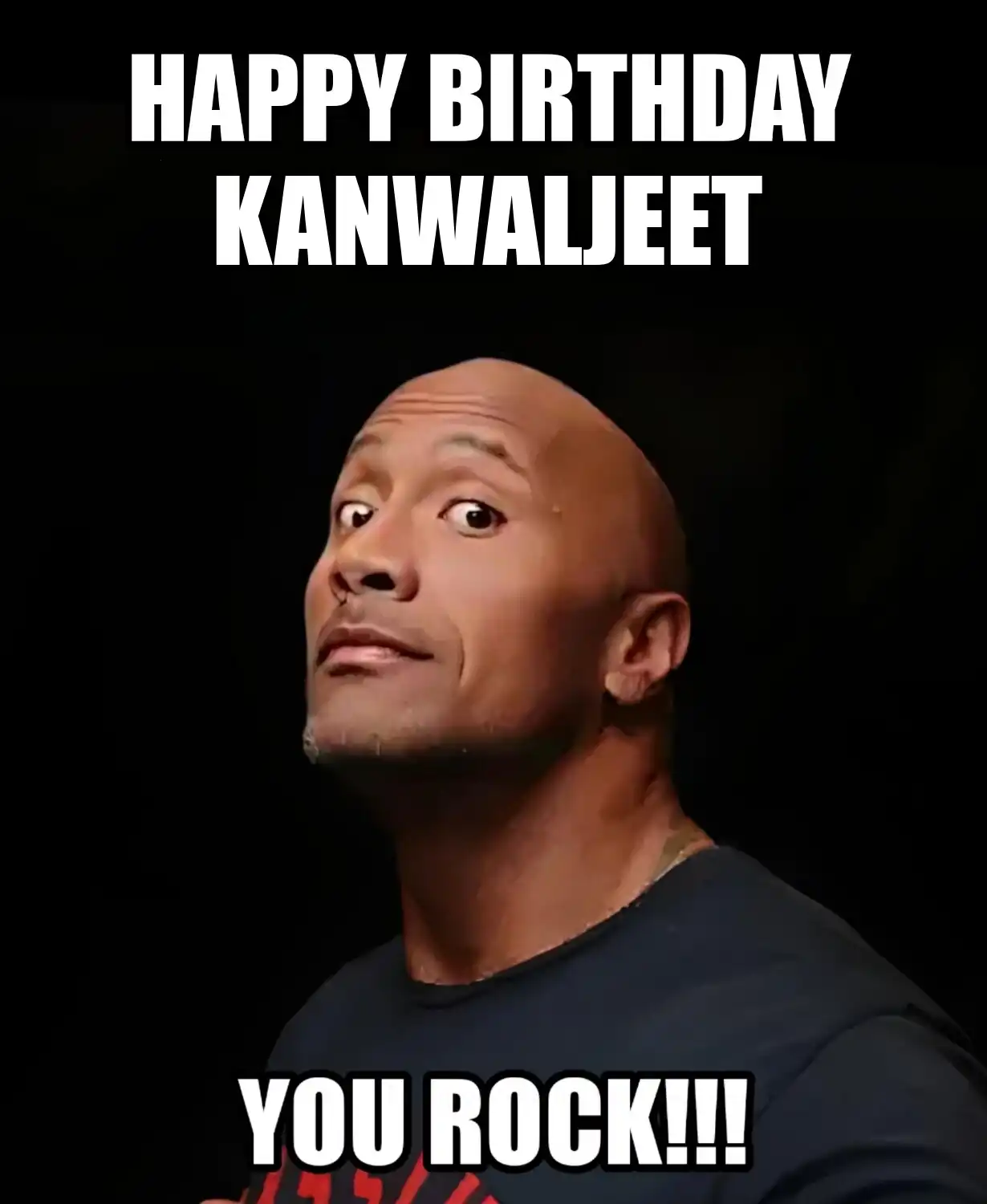 Happy Birthday Kanwaljeet You Rock Meme