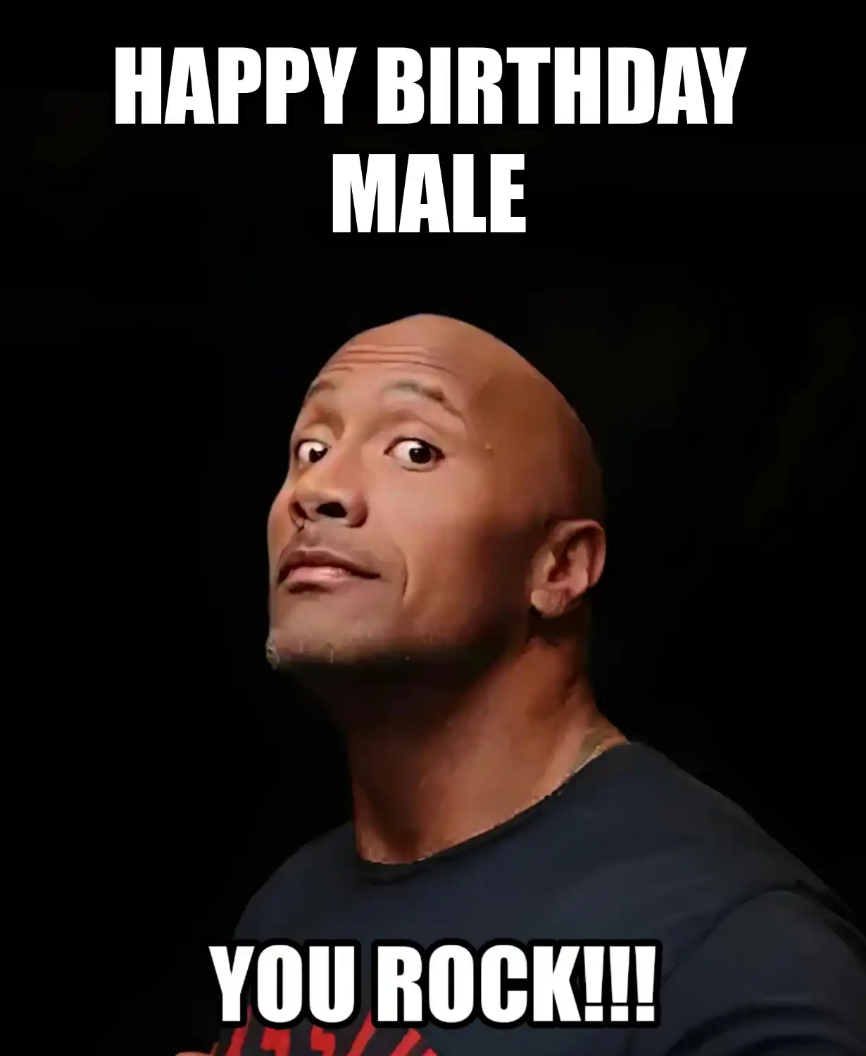 Happy Birthday Male You Rock Meme