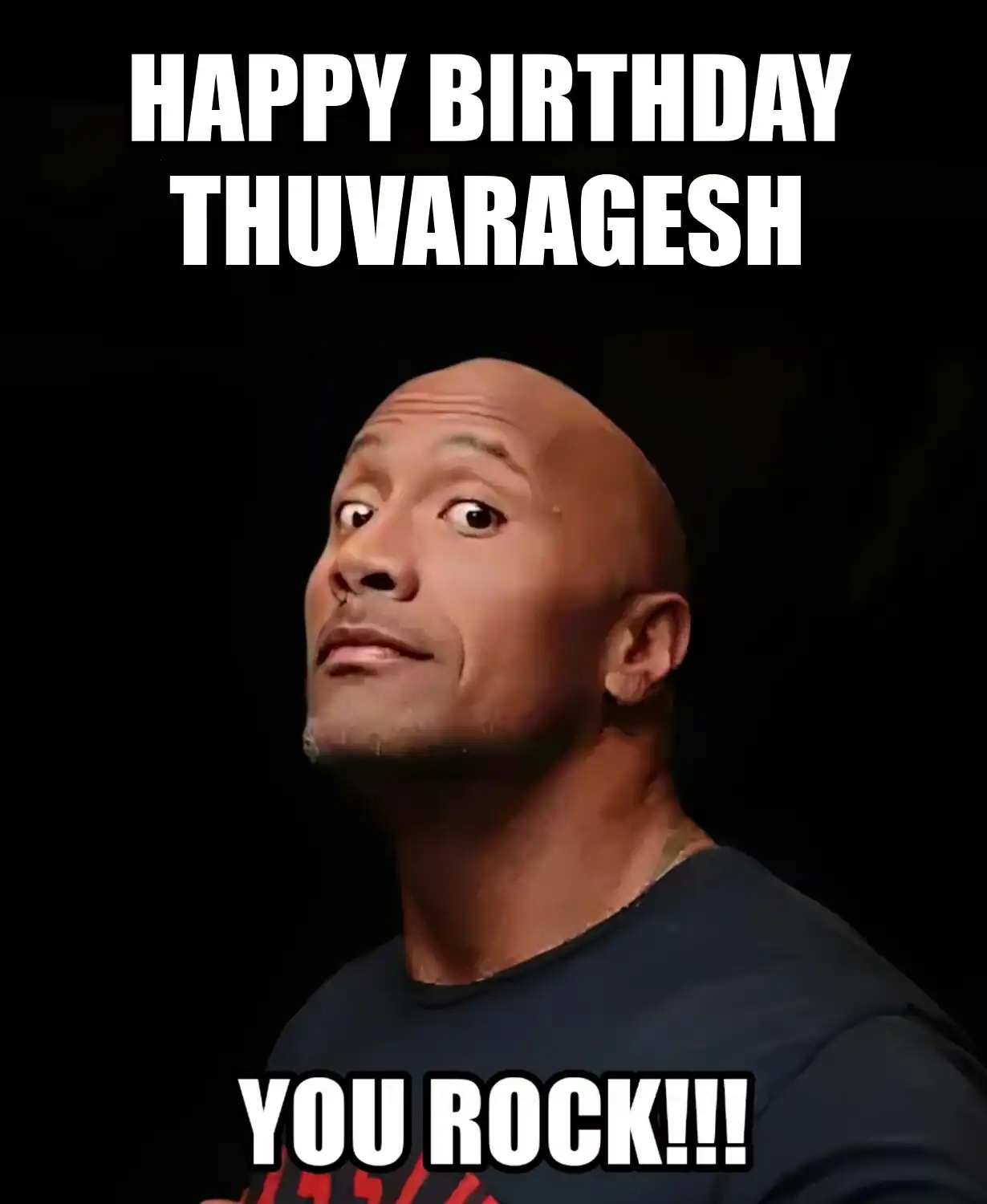 Happy Birthday Thuvaragesh You Rock Meme