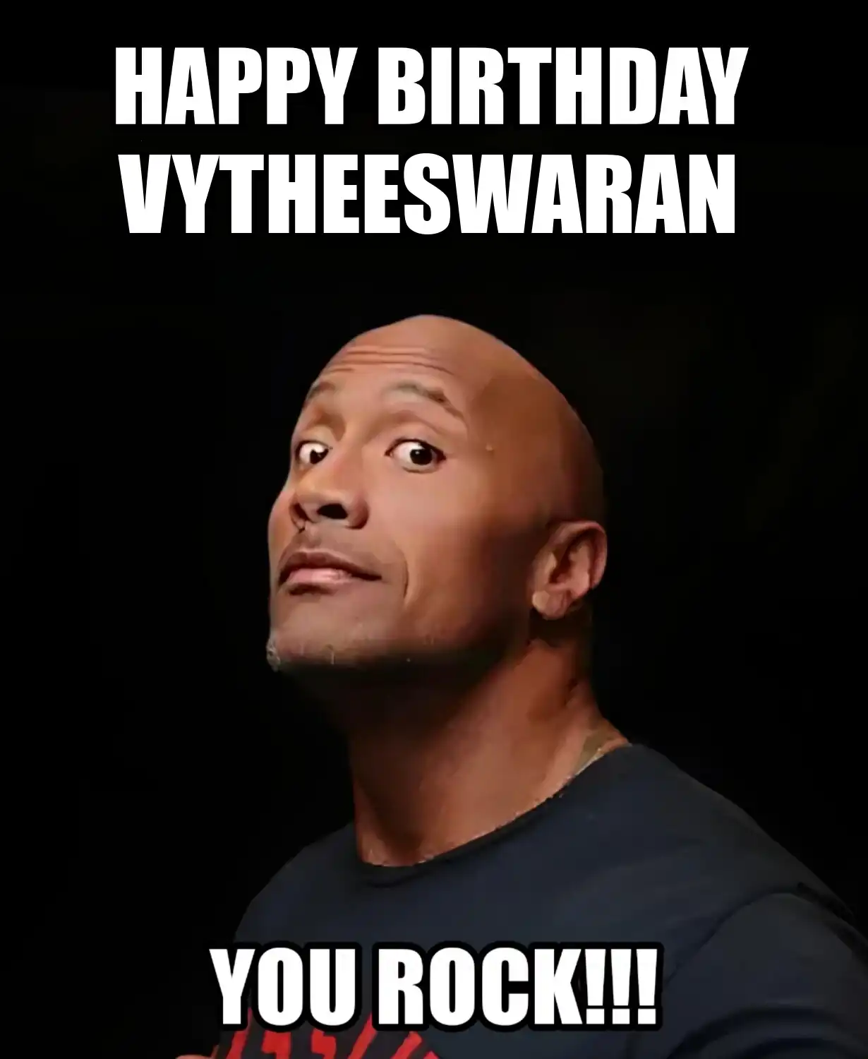 Happy Birthday Vytheeswaran You Rock Meme