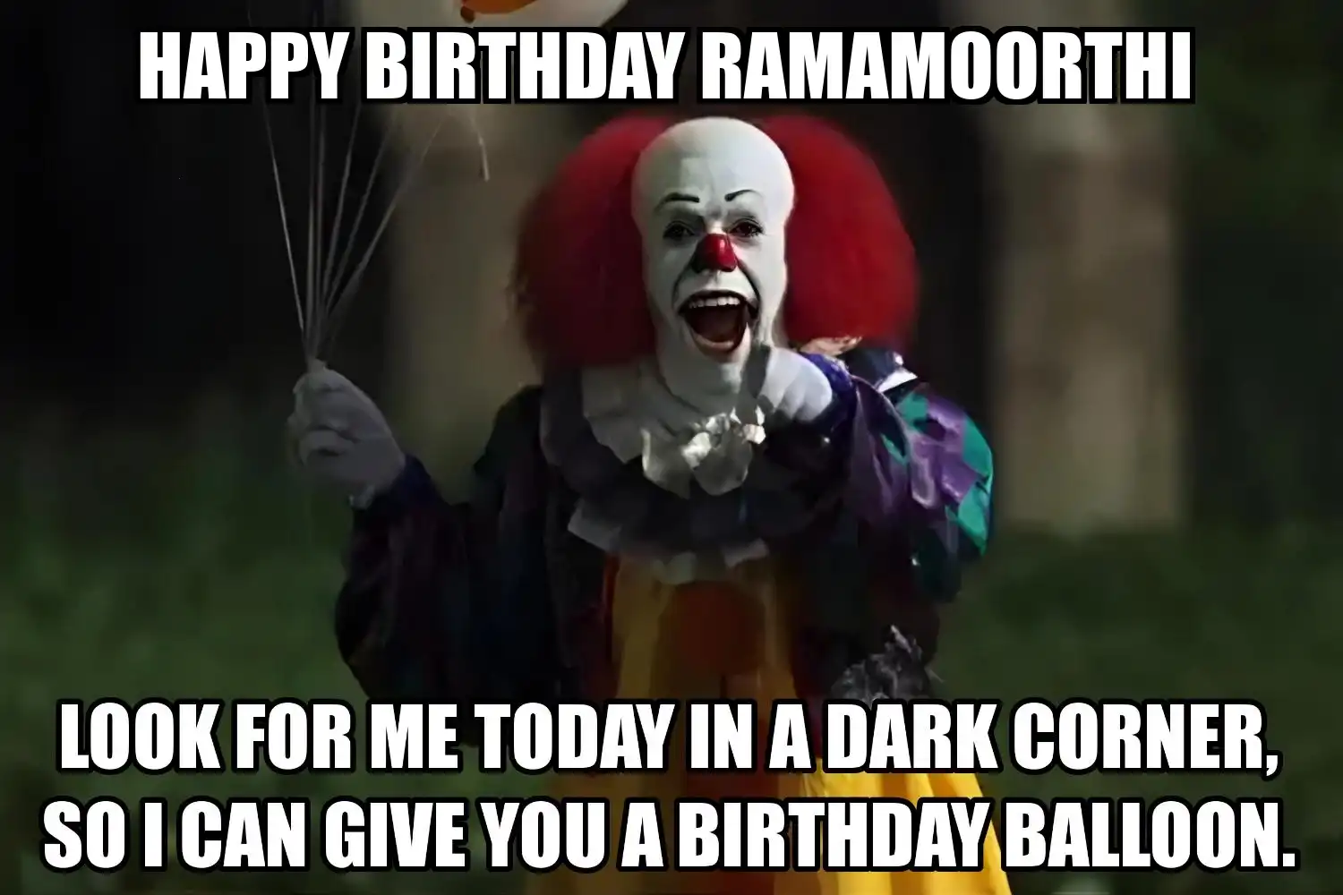 Happy Birthday Ramamoorthi I Can Give You A Balloon Meme